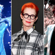 (from left) Jonathan Rhys-Meyers in Velvet Goldmine; Sandy Powell at the 25th SCAD Savannah Film Festival; Cate Blanchett in The Aviator.